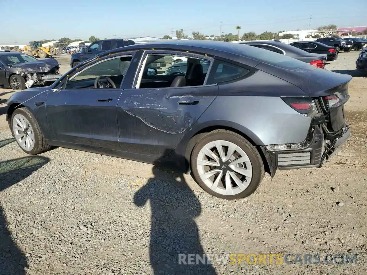 2 Photograph of a damaged car 5YJ3E1EA8PF692624 TESLA MODEL 3 2023