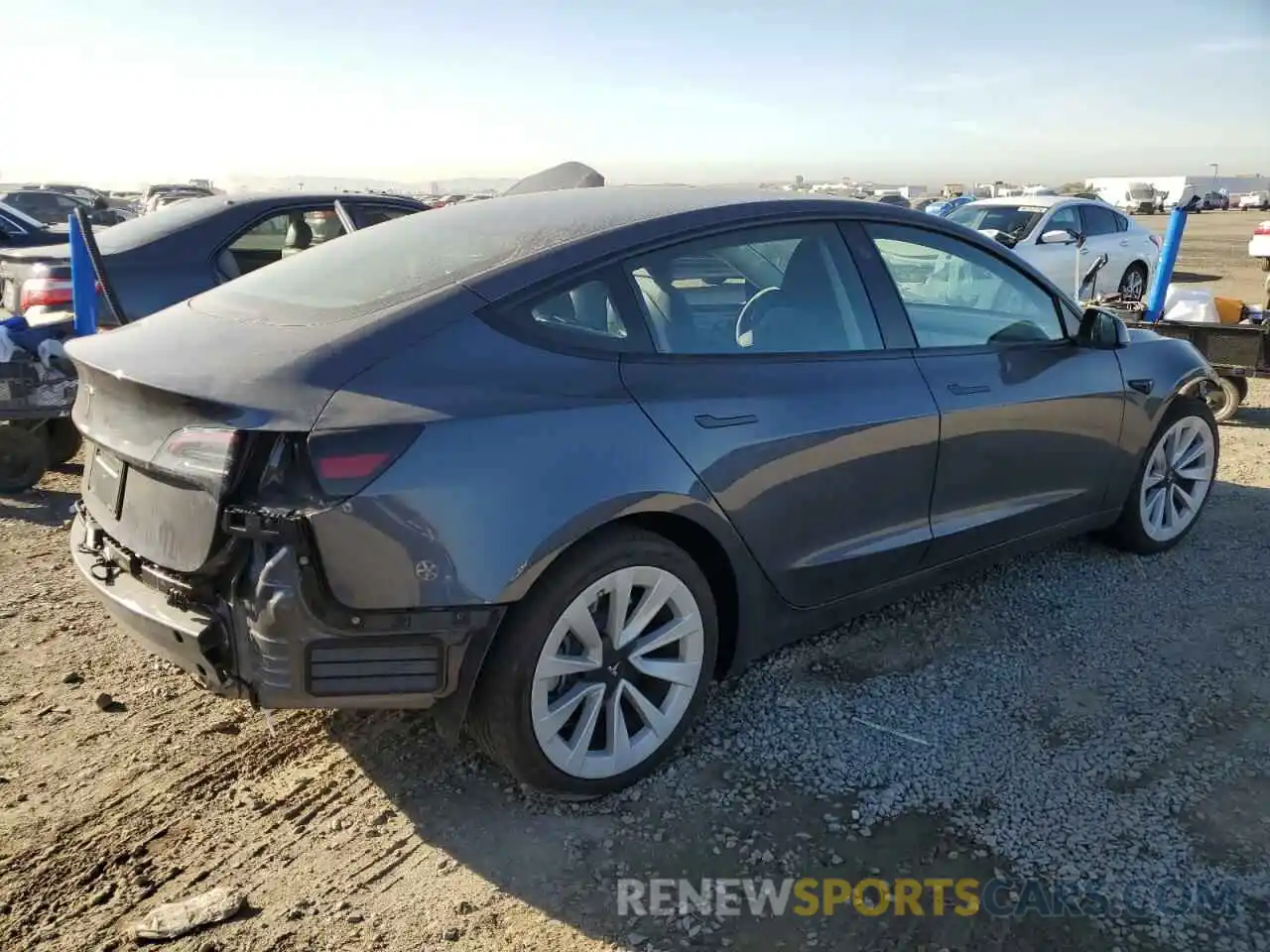 3 Photograph of a damaged car 5YJ3E1EA8PF692624 TESLA MODEL 3 2023