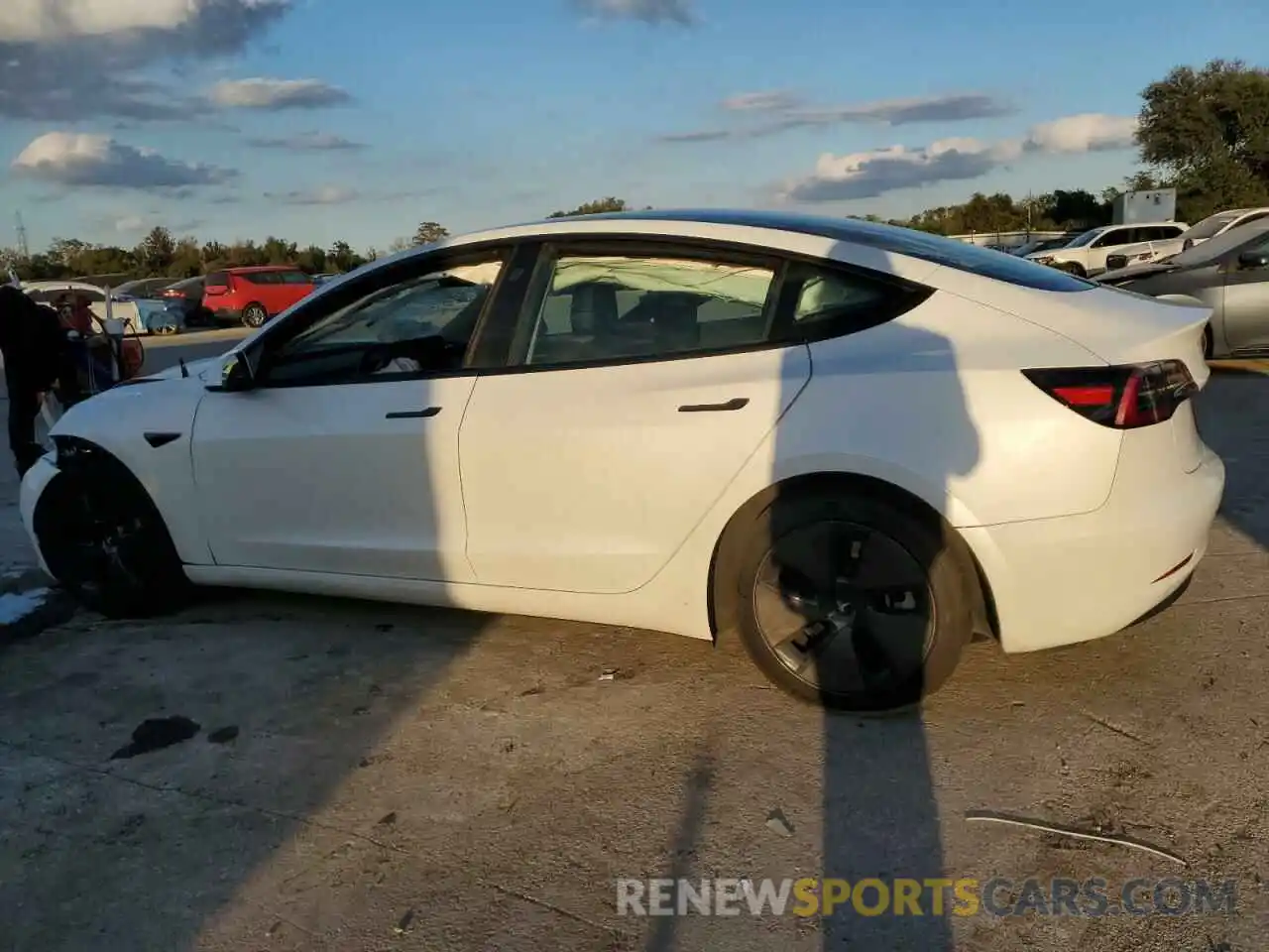 2 Photograph of a damaged car 5YJ3E1EA8PF693367 TESLA MODEL 3 2023