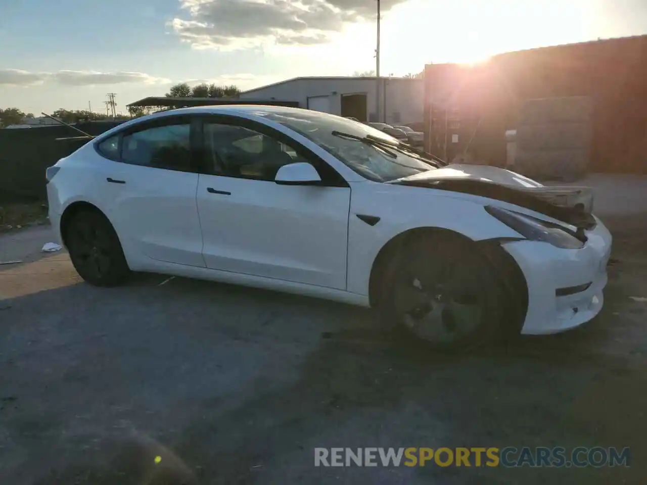 4 Photograph of a damaged car 5YJ3E1EA8PF693367 TESLA MODEL 3 2023