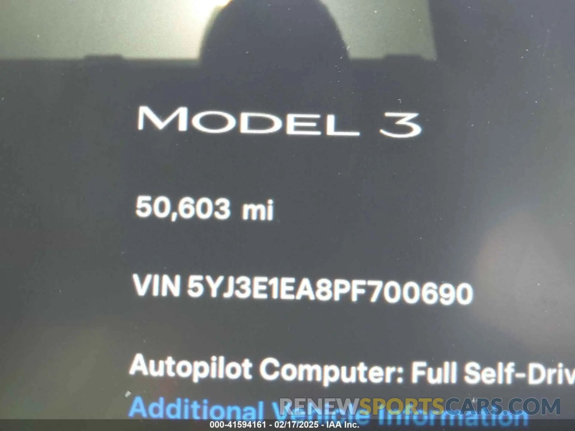 16 Photograph of a damaged car 5YJ3E1EA8PF700690 TESLA MODEL 3 2023