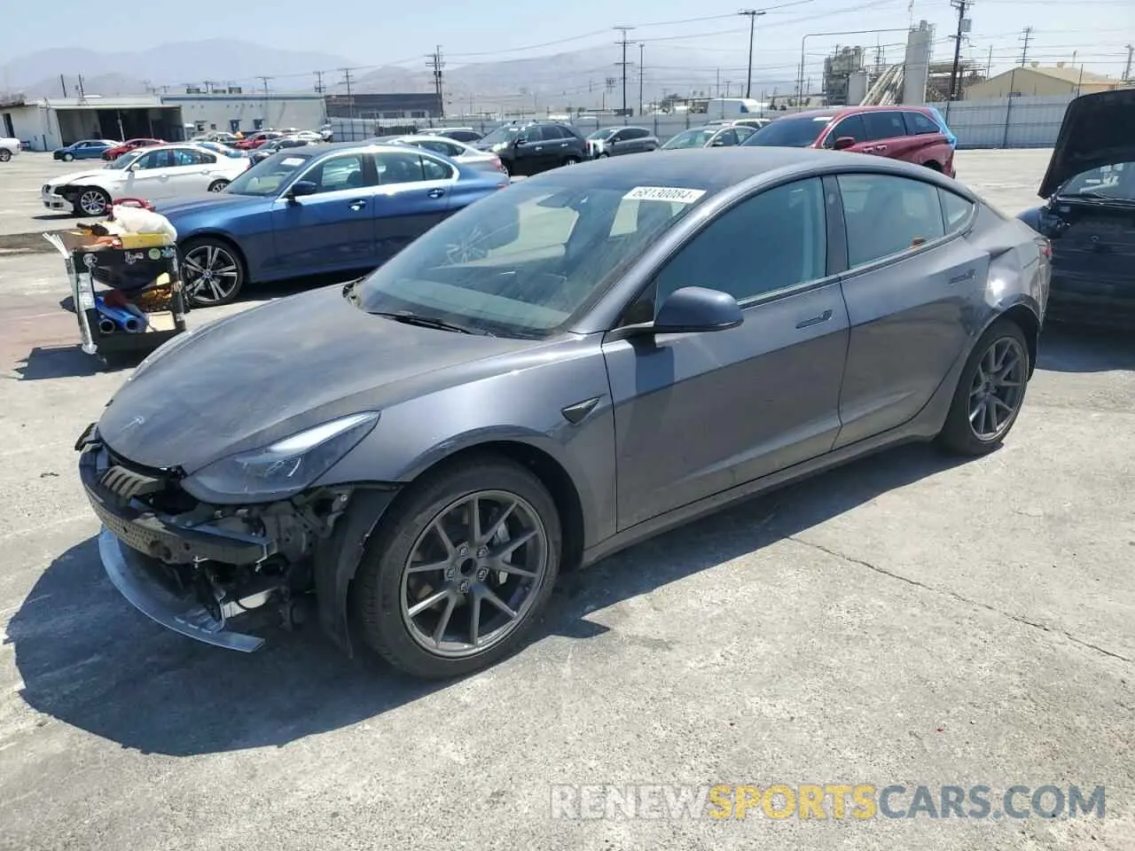 1 Photograph of a damaged car 5YJ3E1EA9PF382496 TESLA MODEL 3 2023