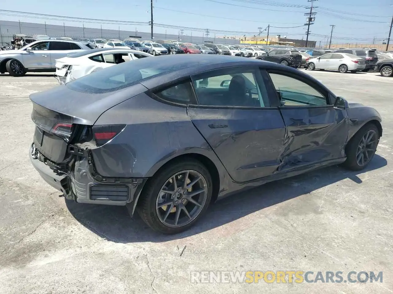 3 Photograph of a damaged car 5YJ3E1EA9PF382496 TESLA MODEL 3 2023