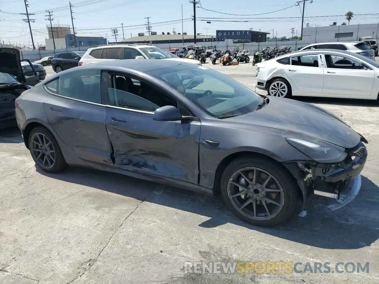 4 Photograph of a damaged car 5YJ3E1EA9PF382496 TESLA MODEL 3 2023