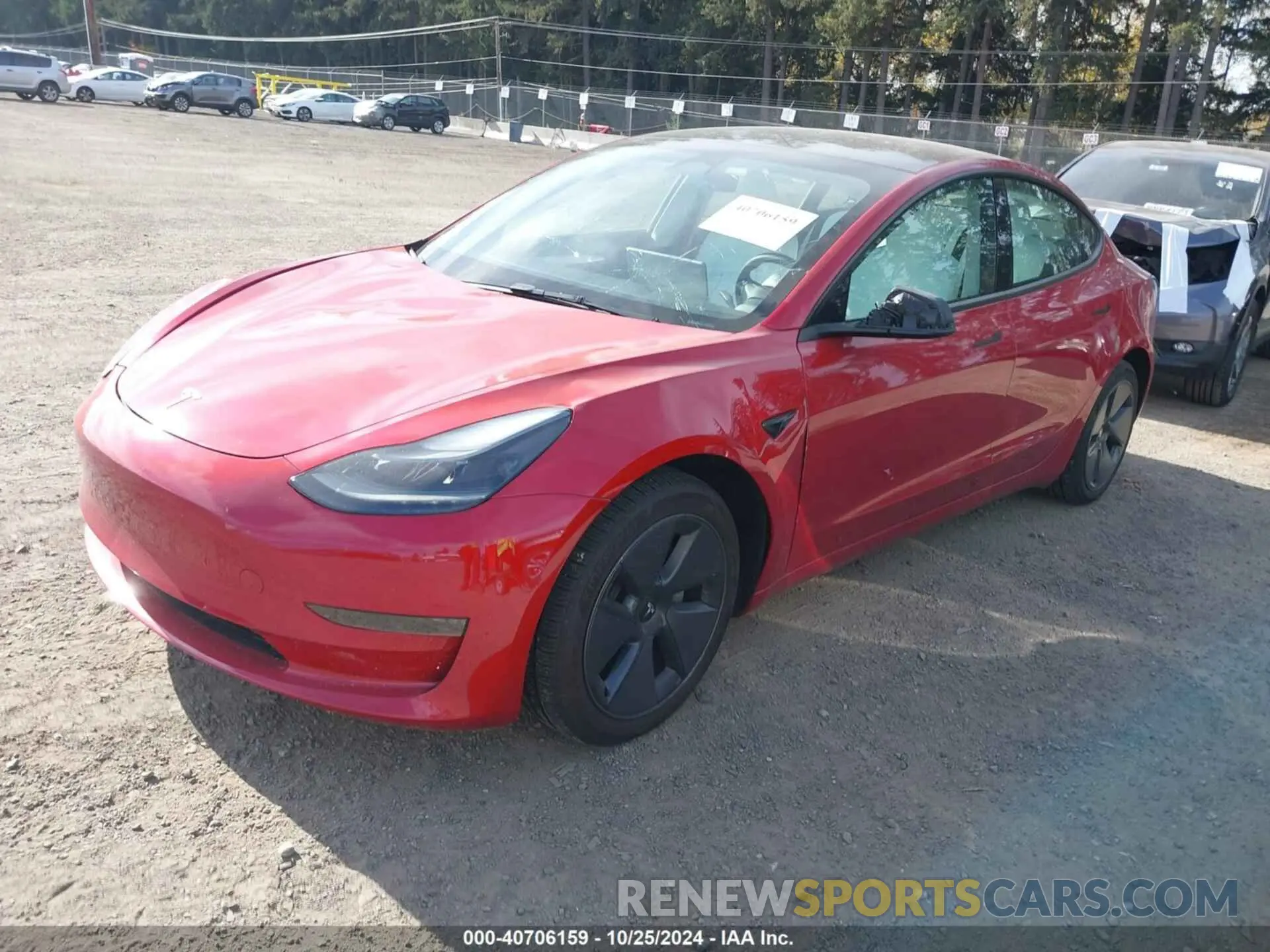 2 Photograph of a damaged car 5YJ3E1EA9PF382563 TESLA MODEL 3 2023