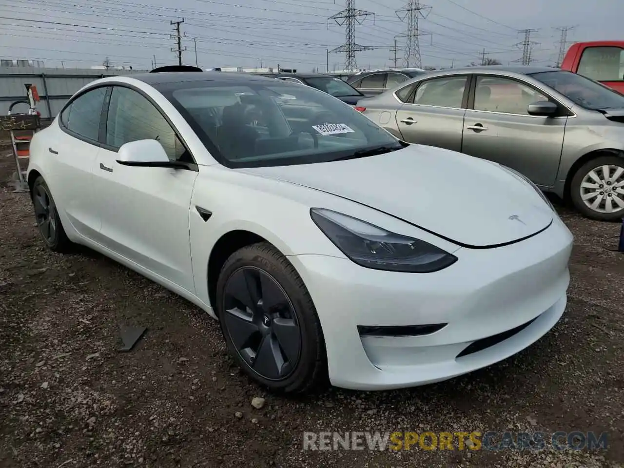 4 Photograph of a damaged car 5YJ3E1EA9PF402598 TESLA MODEL 3 2023