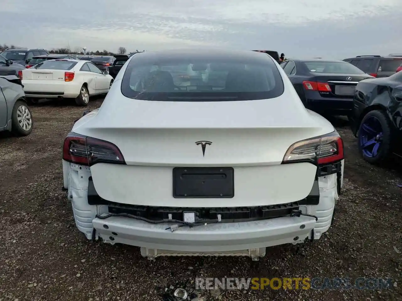 6 Photograph of a damaged car 5YJ3E1EA9PF402598 TESLA MODEL 3 2023