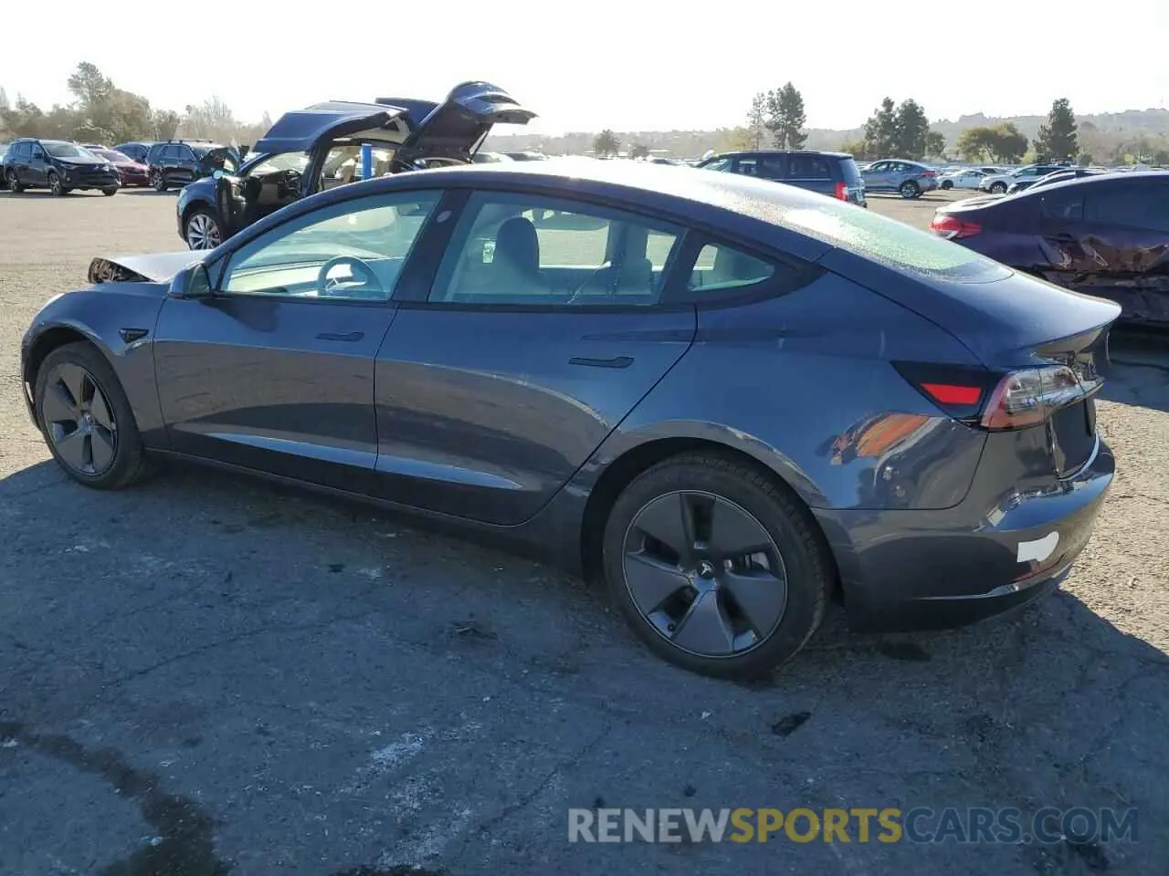2 Photograph of a damaged car 5YJ3E1EA9PF406411 TESLA MODEL 3 2023