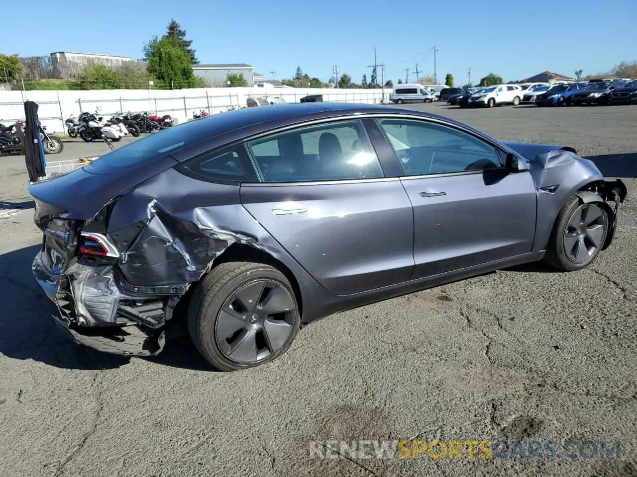 3 Photograph of a damaged car 5YJ3E1EA9PF406411 TESLA MODEL 3 2023