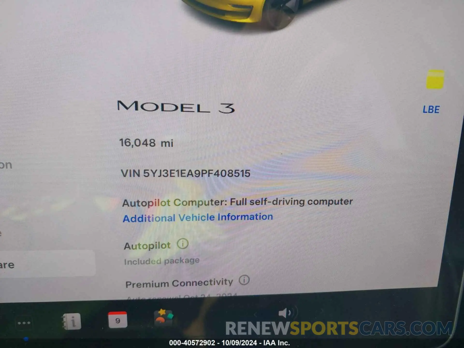 7 Photograph of a damaged car 5YJ3E1EA9PF408515 TESLA MODEL 3 2023