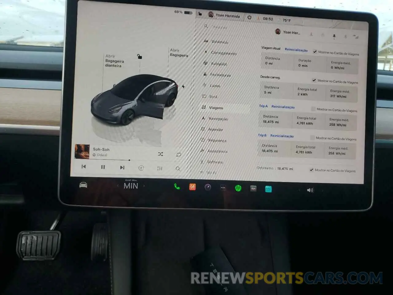 9 Photograph of a damaged car 5YJ3E1EA9PF434001 TESLA MODEL 3 2023