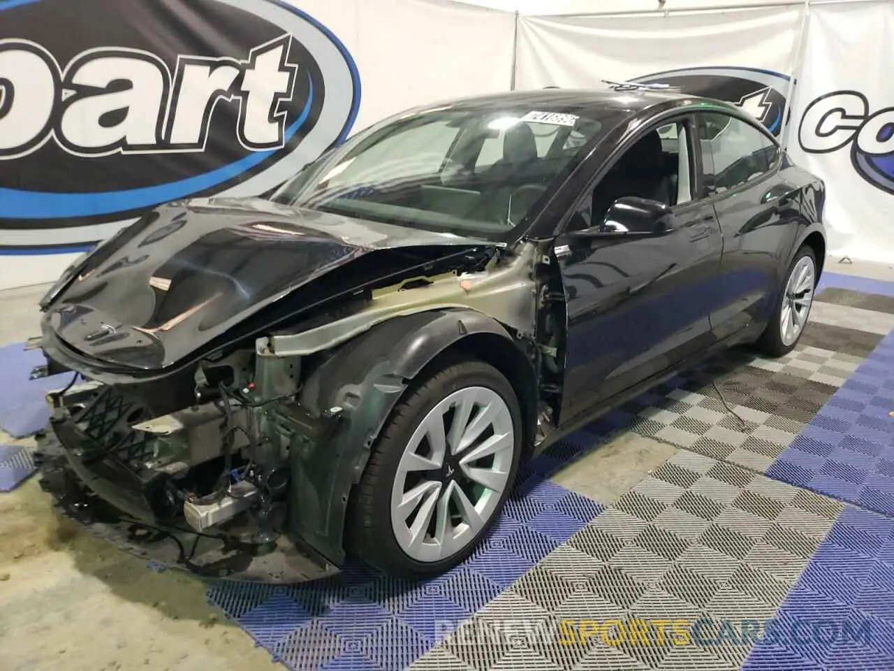 1 Photograph of a damaged car 5YJ3E1EA9PF435455 TESLA MODEL 3 2023