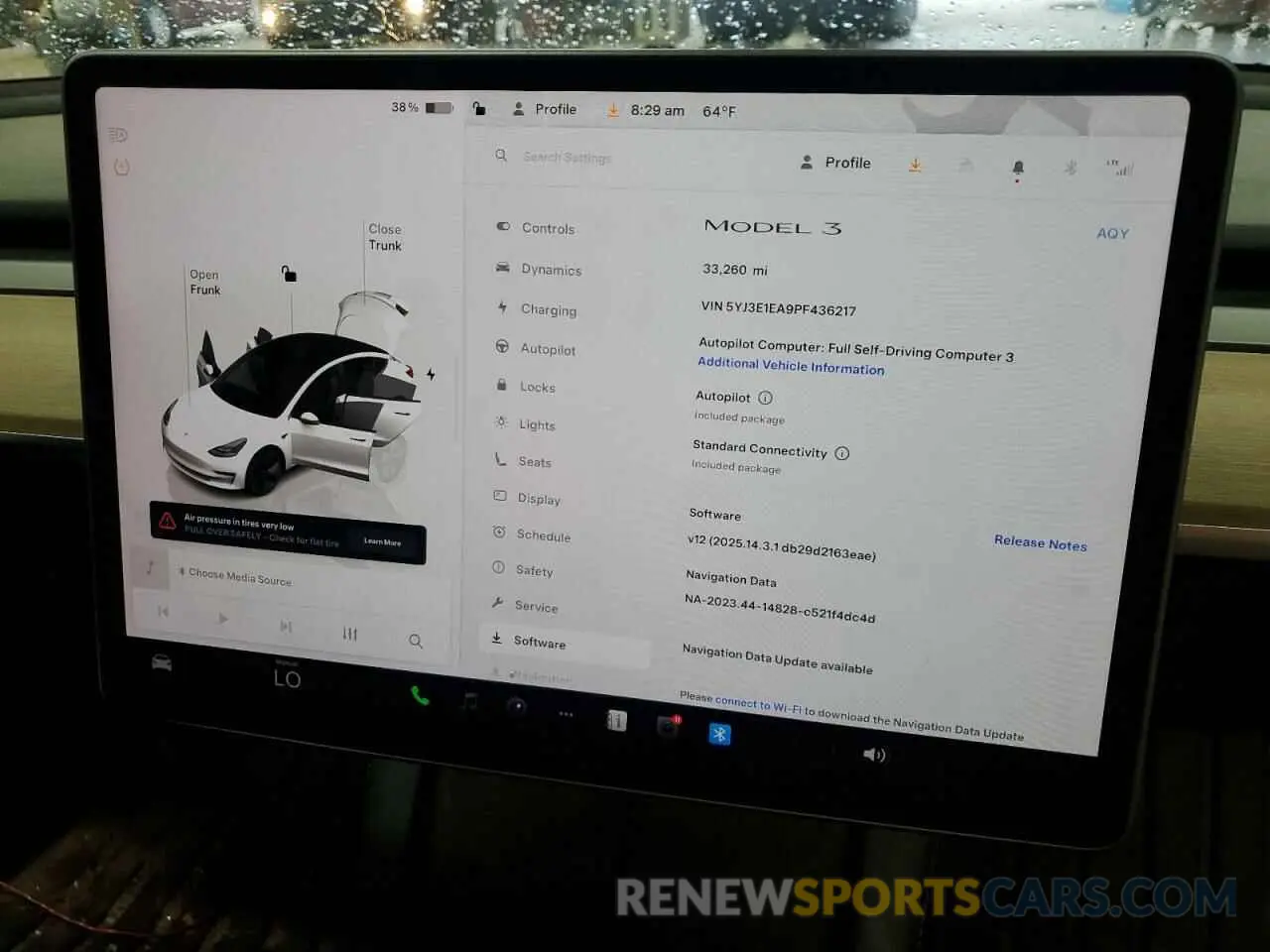 9 Photograph of a damaged car 5YJ3E1EA9PF436217 TESLA MODEL 3 2023