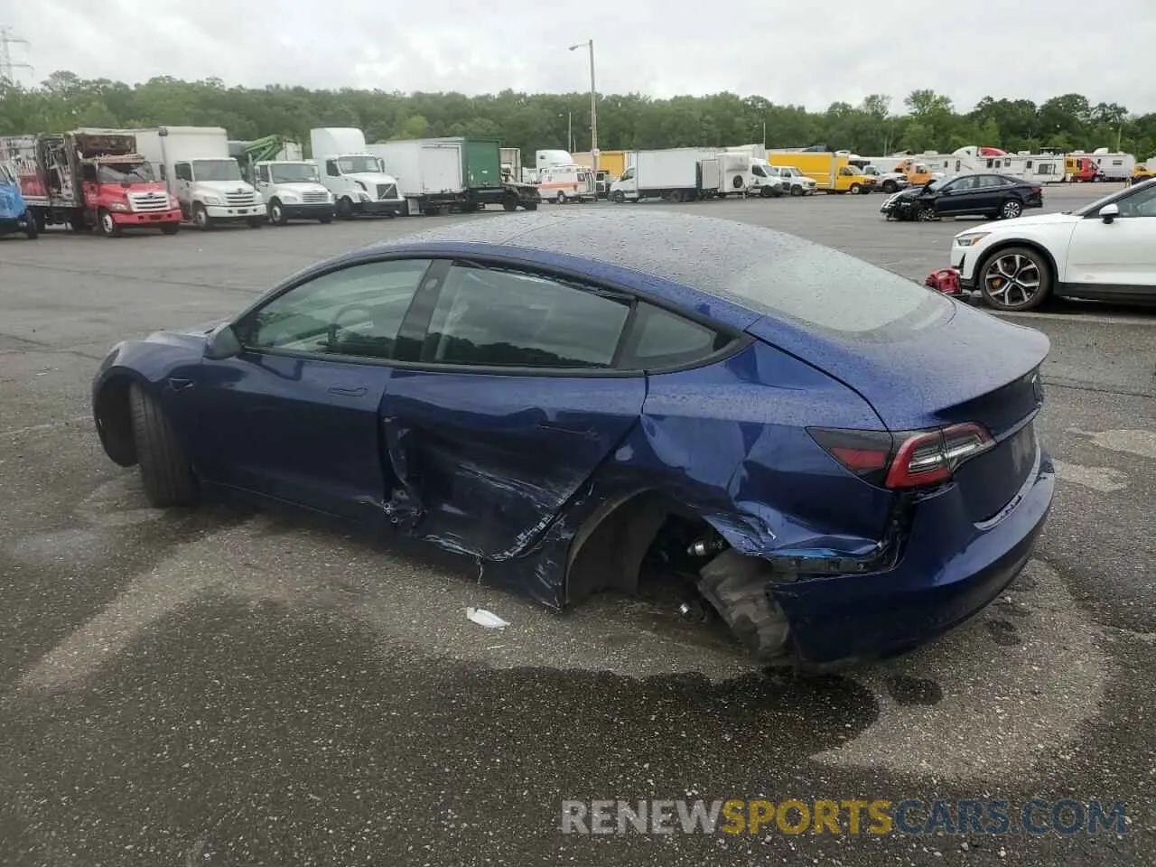 2 Photograph of a damaged car 5YJ3E1EA9PF436248 TESLA MODEL 3 2023
