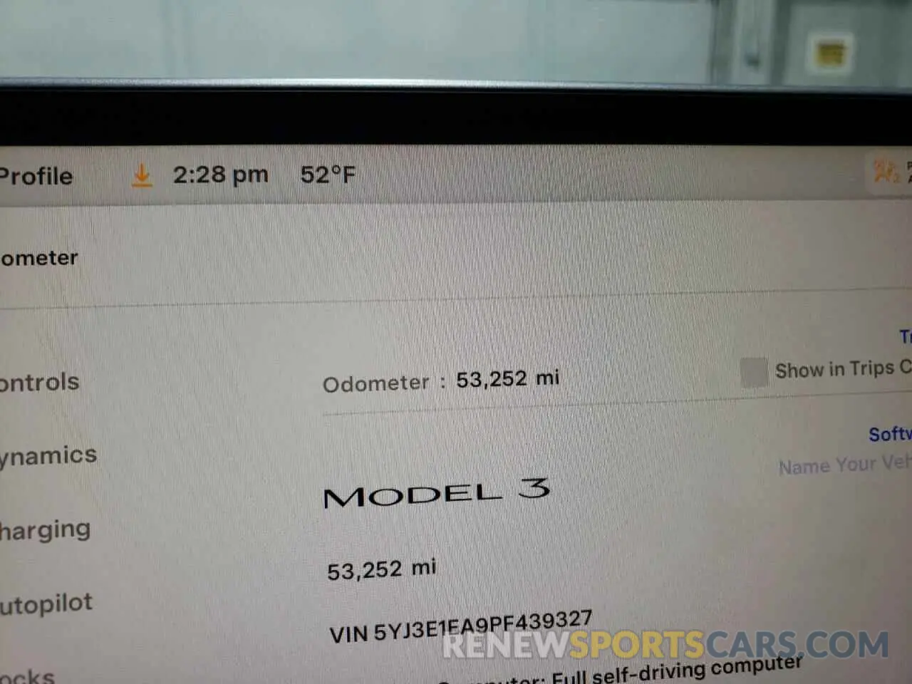 9 Photograph of a damaged car 5YJ3E1EA9PF439327 TESLA MODEL 3 2023