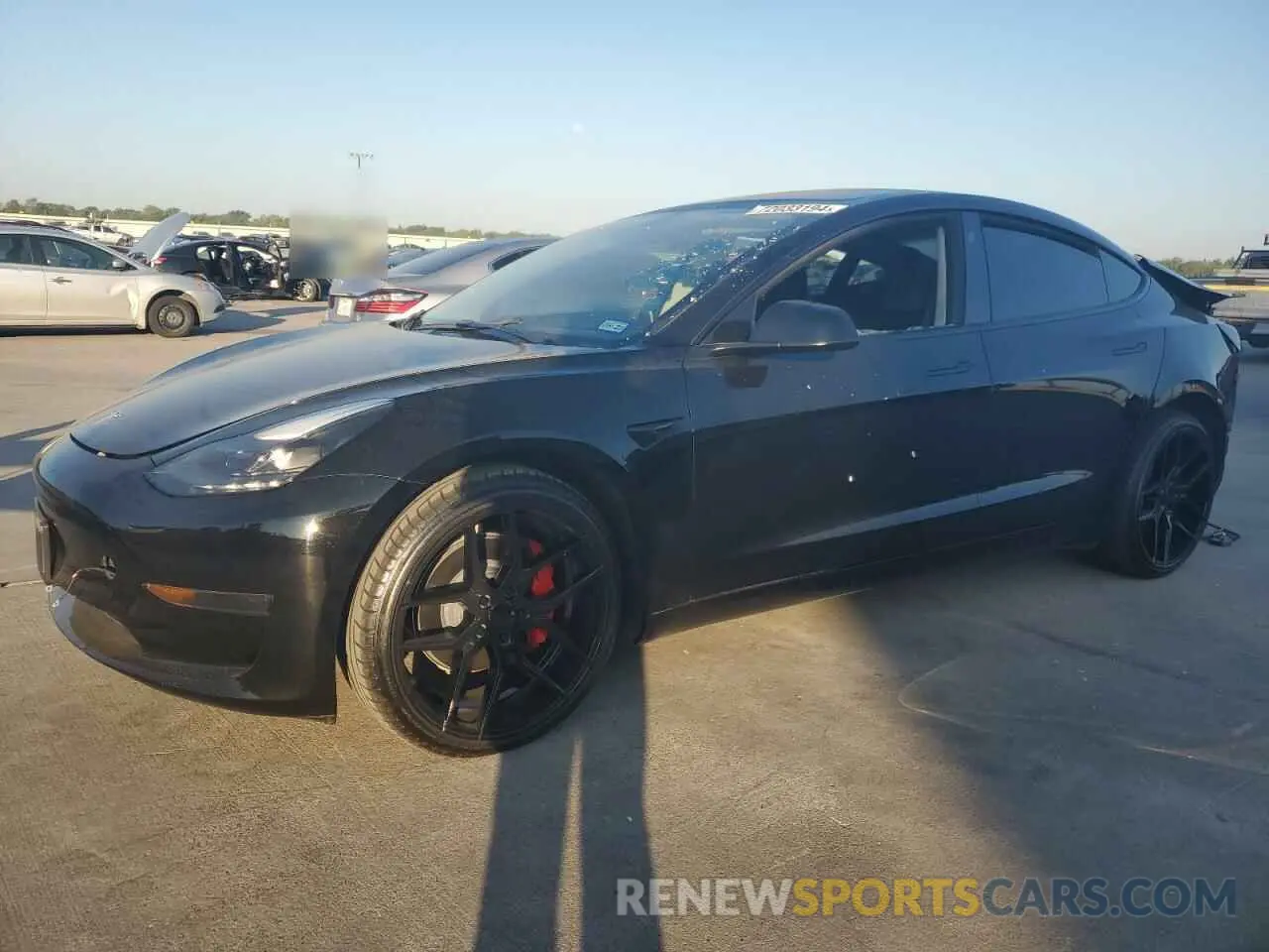 1 Photograph of a damaged car 5YJ3E1EA9PF439375 TESLA MODEL 3 2023