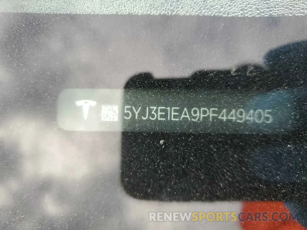13 Photograph of a damaged car 5YJ3E1EA9PF449405 TESLA MODEL 3 2023