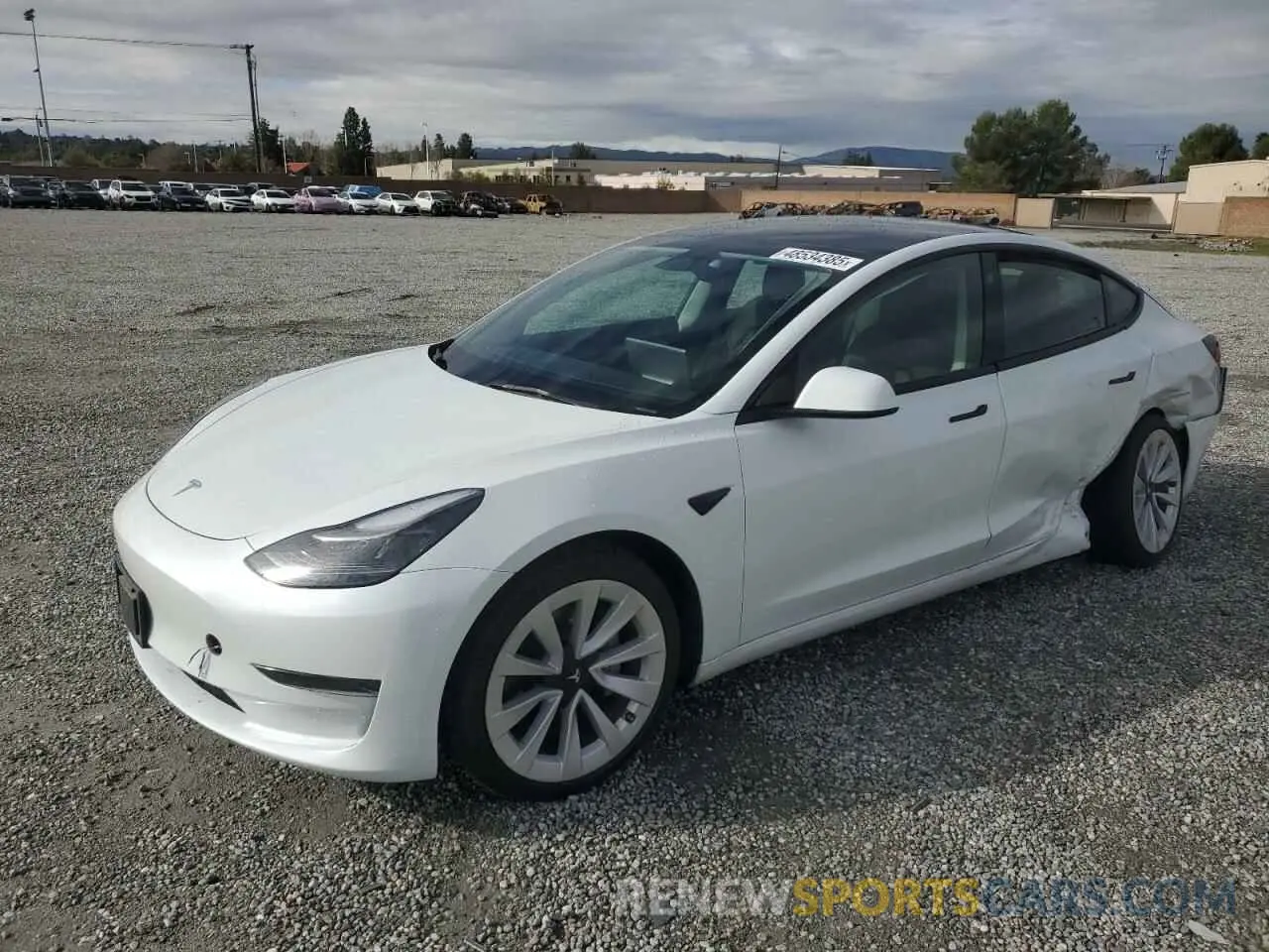 1 Photograph of a damaged car 5YJ3E1EA9PF450392 TESLA MODEL 3 2023