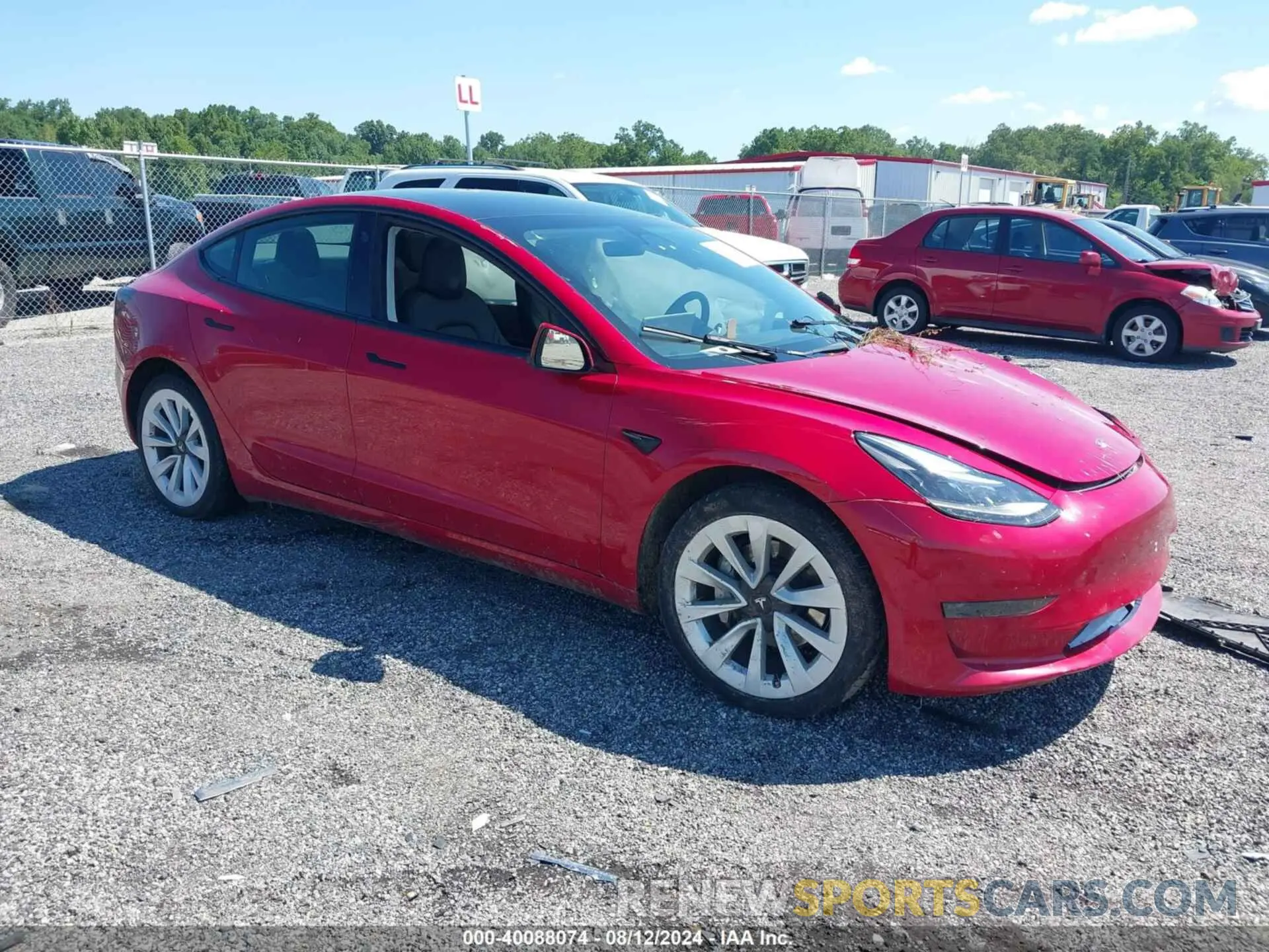 1 Photograph of a damaged car 5YJ3E1EA9PF451204 TESLA MODEL 3 2023