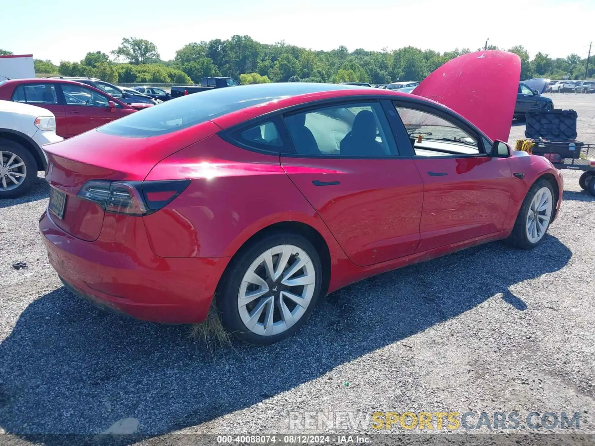 4 Photograph of a damaged car 5YJ3E1EA9PF451204 TESLA MODEL 3 2023