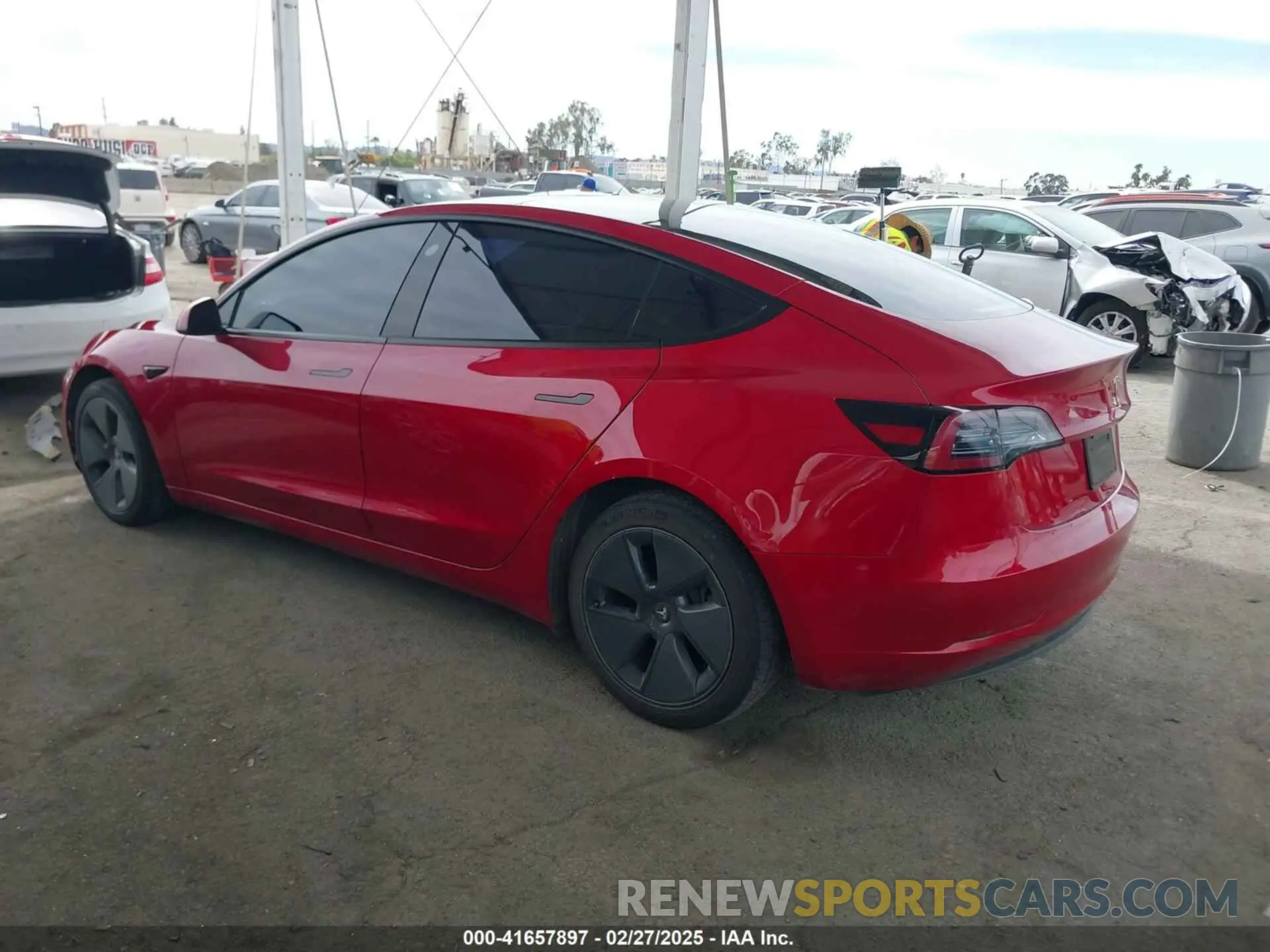 3 Photograph of a damaged car 5YJ3E1EA9PF452238 TESLA MODEL 3 2023