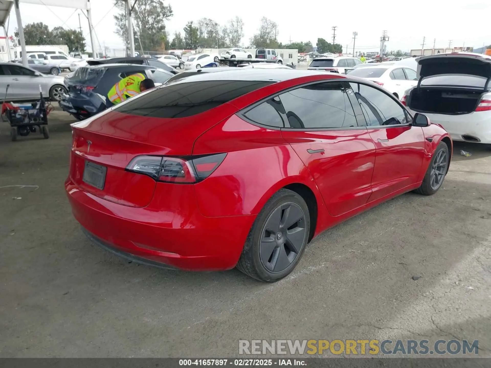 4 Photograph of a damaged car 5YJ3E1EA9PF452238 TESLA MODEL 3 2023