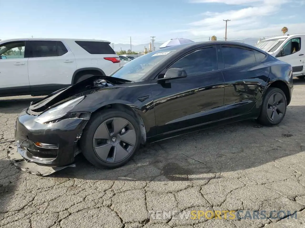 1 Photograph of a damaged car 5YJ3E1EA9PF457164 TESLA MODEL 3 2023