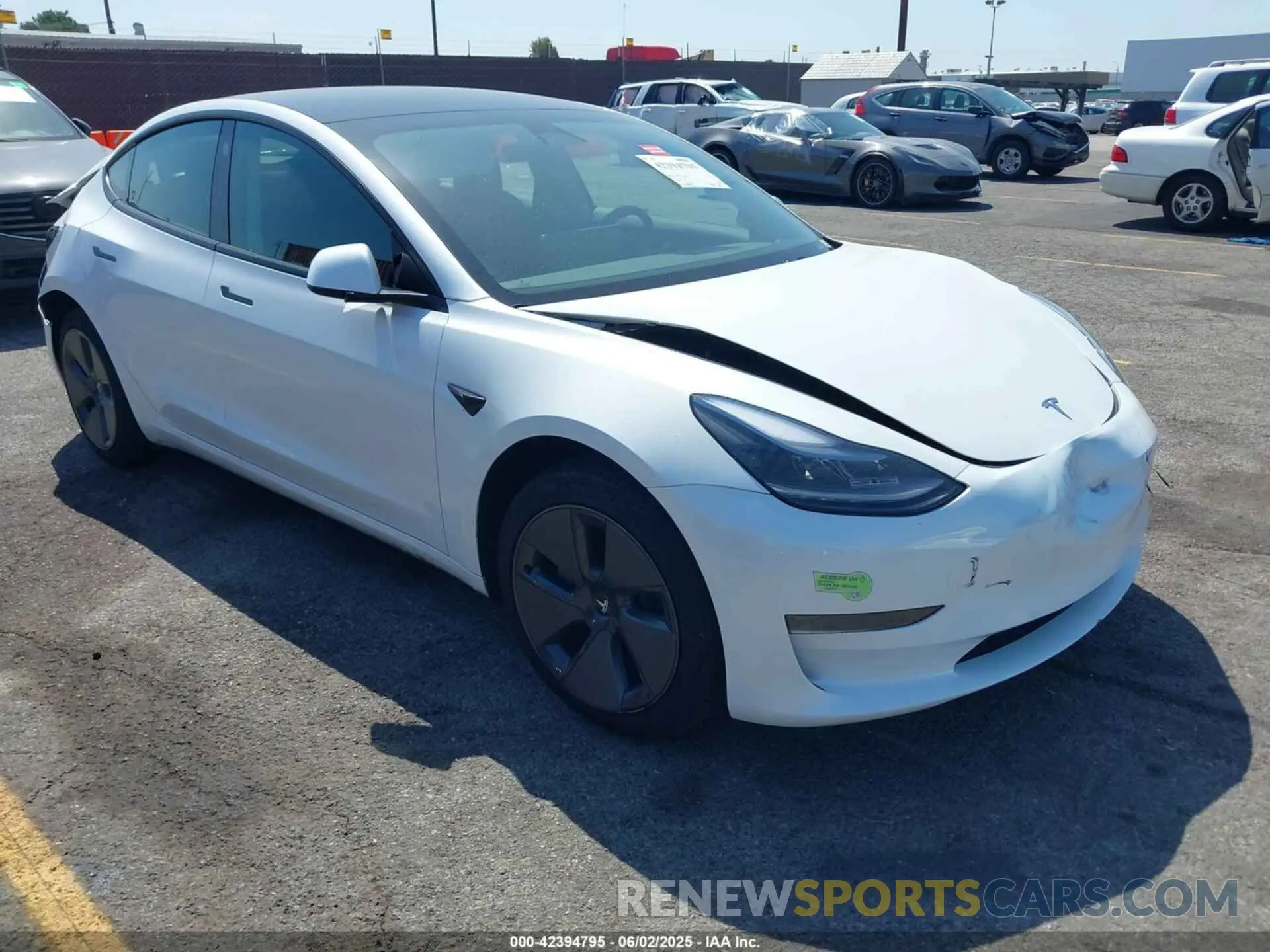 1 Photograph of a damaged car 5YJ3E1EA9PF459142 TESLA MODEL 3 2023
