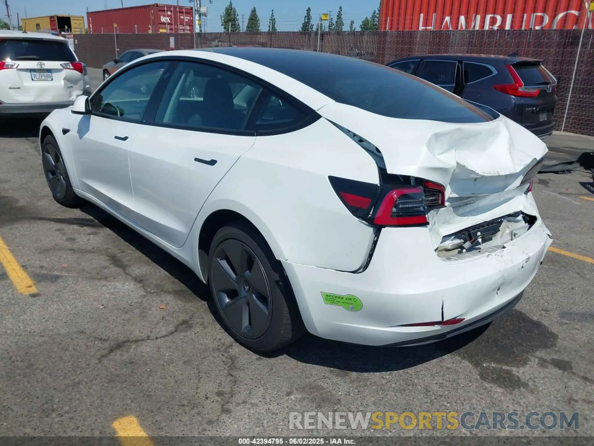 3 Photograph of a damaged car 5YJ3E1EA9PF459142 TESLA MODEL 3 2023