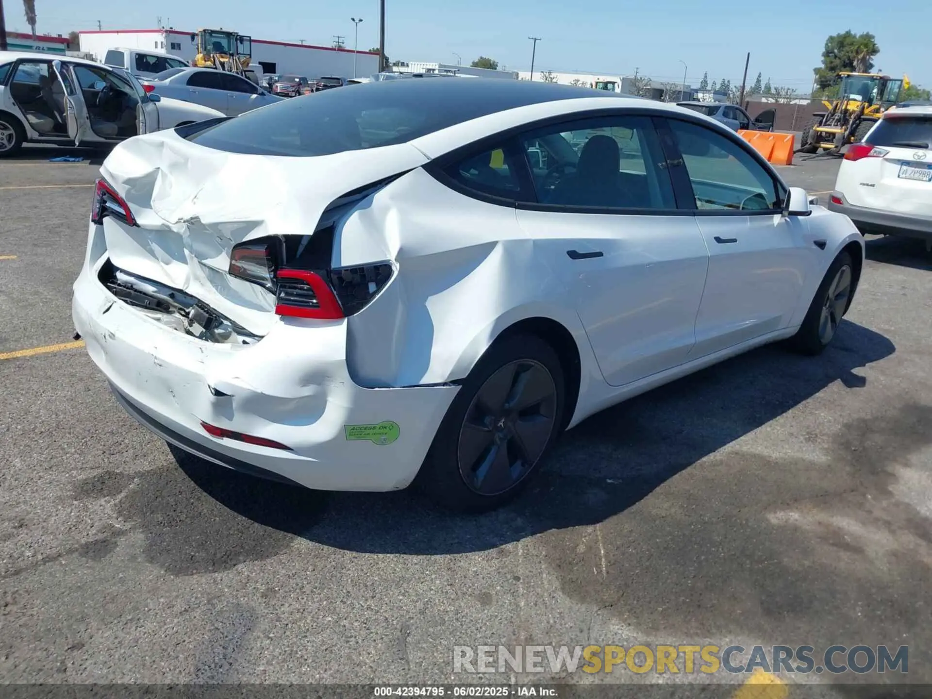 4 Photograph of a damaged car 5YJ3E1EA9PF459142 TESLA MODEL 3 2023