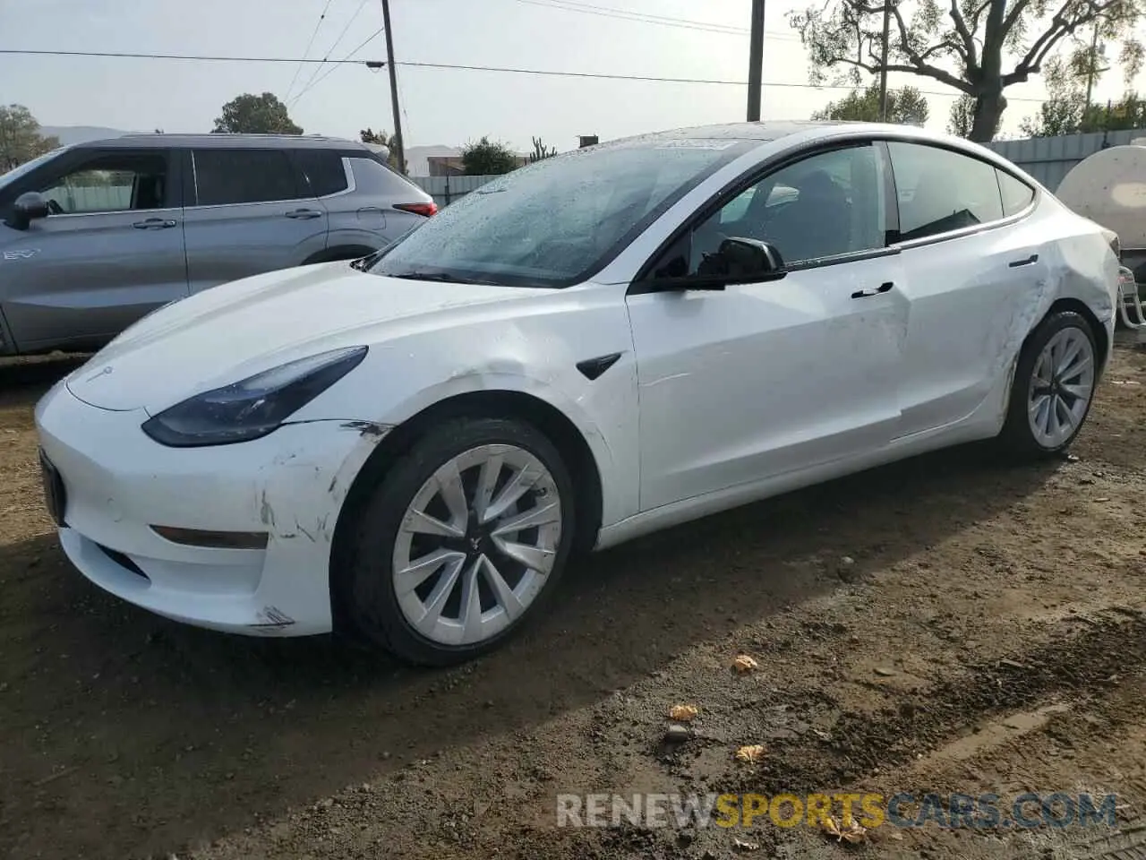 1 Photograph of a damaged car 5YJ3E1EA9PF459657 TESLA MODEL 3 2023
