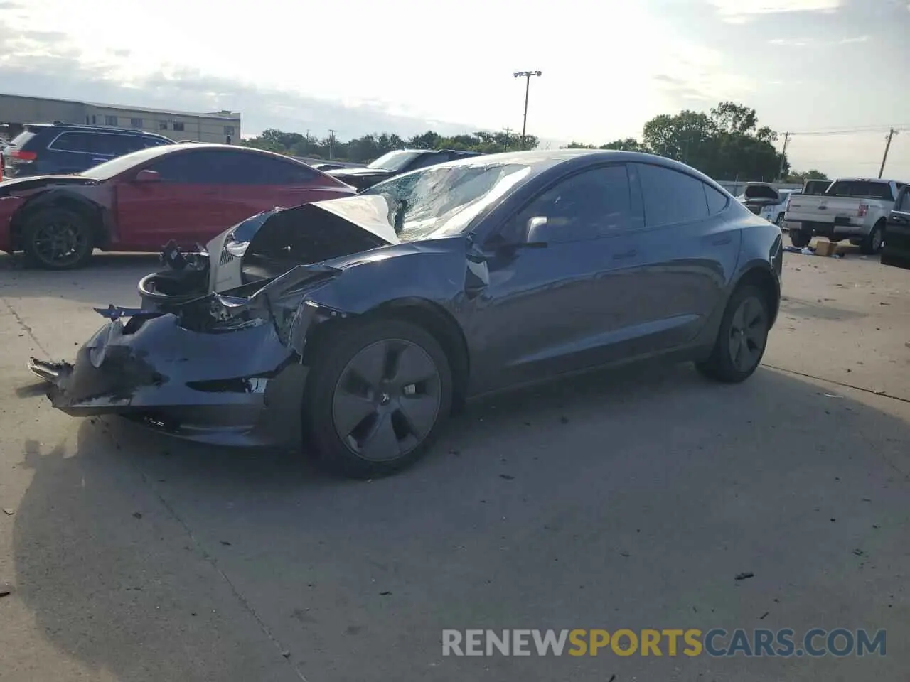 1 Photograph of a damaged car 5YJ3E1EA9PF470822 TESLA MODEL 3 2023