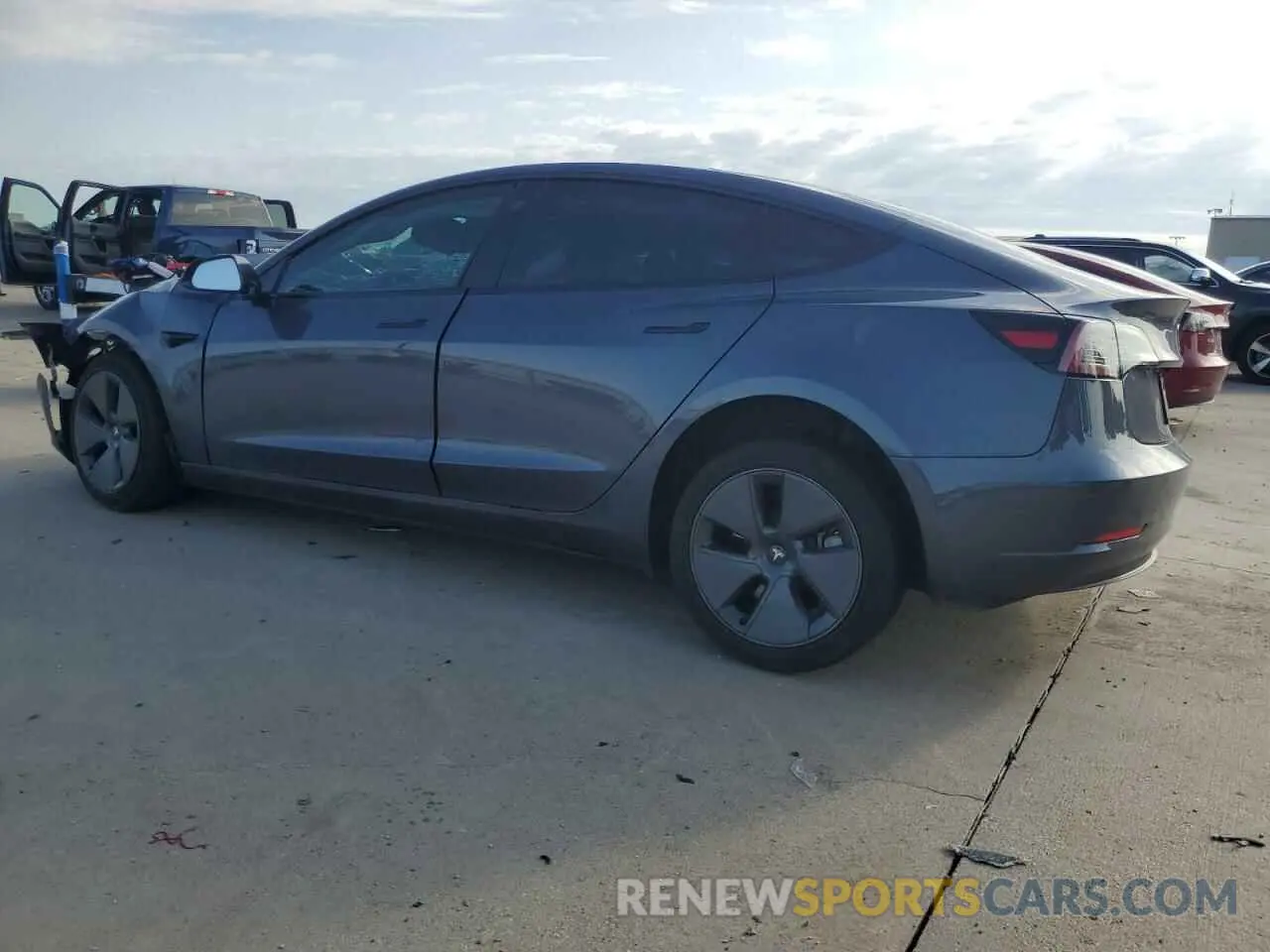 2 Photograph of a damaged car 5YJ3E1EA9PF470822 TESLA MODEL 3 2023