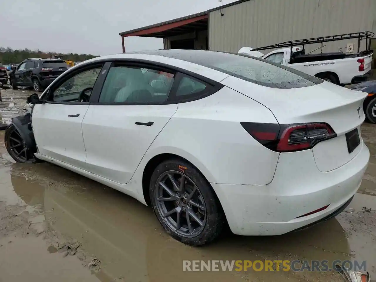 2 Photograph of a damaged car 5YJ3E1EA9PF497583 TESLA MODEL 3 2023