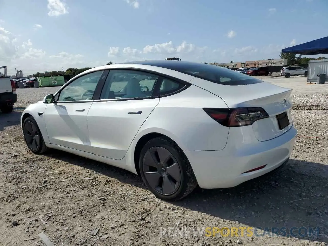 2 Photograph of a damaged car 5YJ3E1EA9PF500823 TESLA MODEL 3 2023