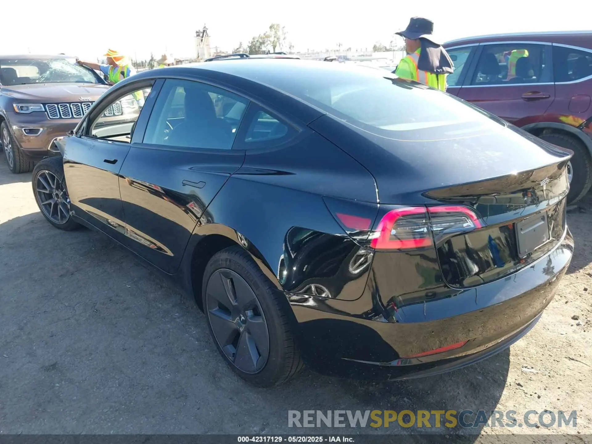 3 Photograph of a damaged car 5YJ3E1EA9PF541582 TESLA MODEL 3 2023