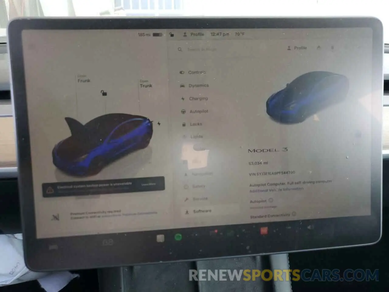9 Photograph of a damaged car 5YJ3E1EA9PF544790 TESLA MODEL 3 2023