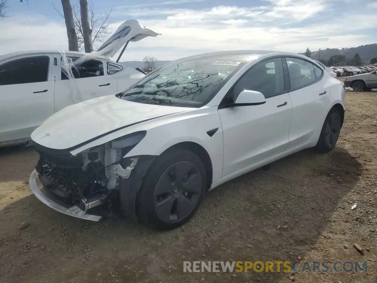 1 Photograph of a damaged car 5YJ3E1EA9PF546149 TESLA MODEL 3 2023