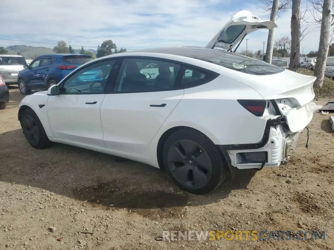 2 Photograph of a damaged car 5YJ3E1EA9PF546149 TESLA MODEL 3 2023