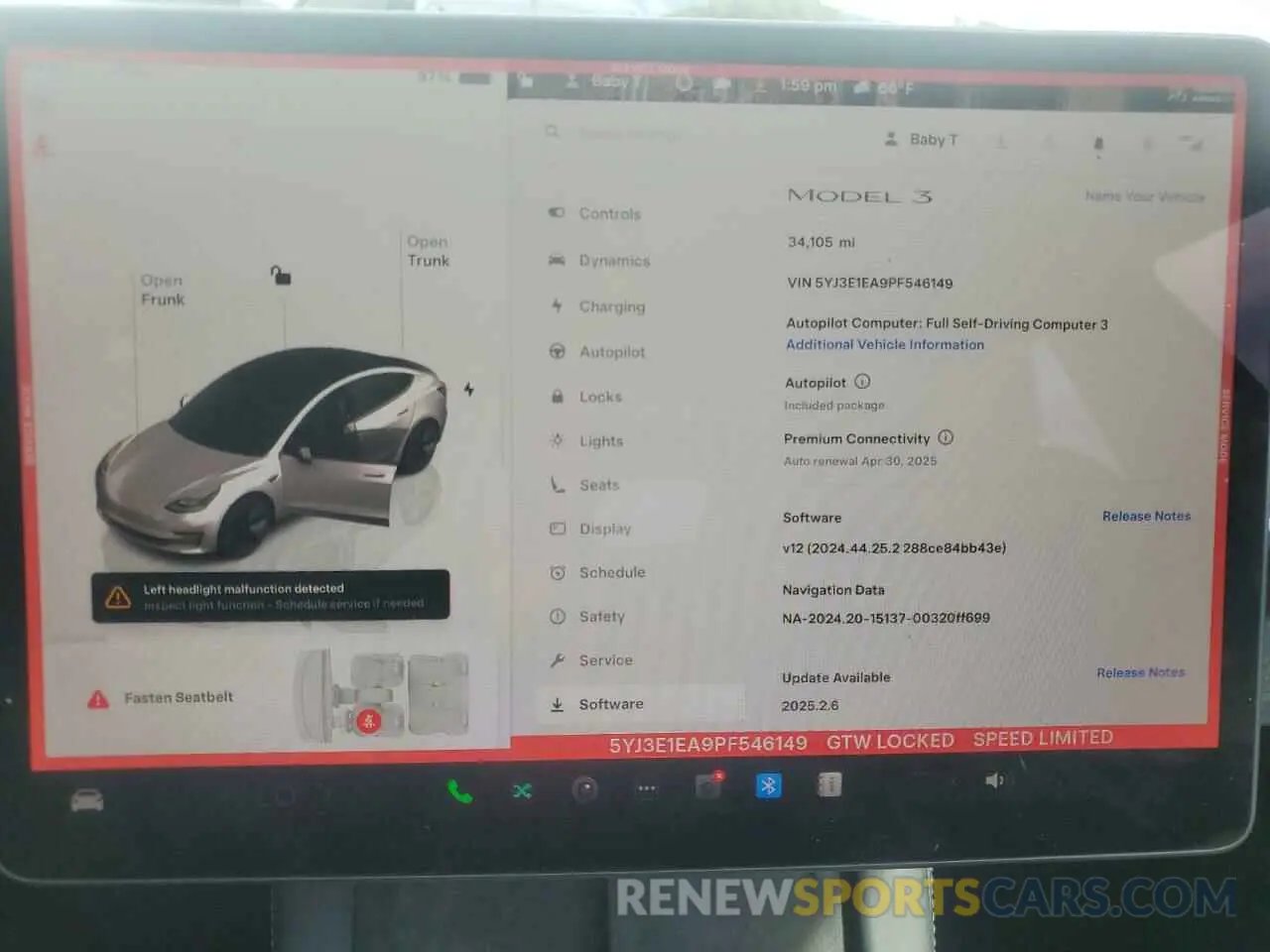 9 Photograph of a damaged car 5YJ3E1EA9PF546149 TESLA MODEL 3 2023