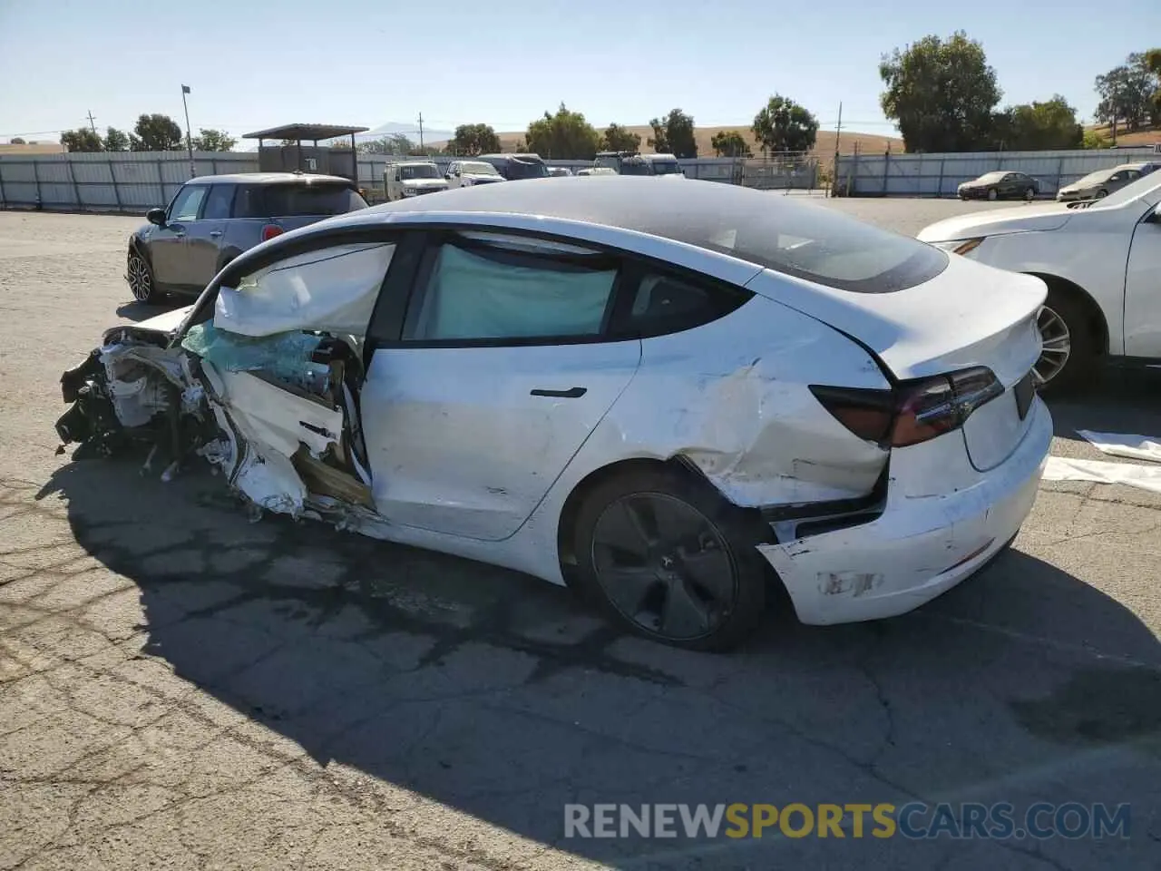 2 Photograph of a damaged car 5YJ3E1EA9PF547446 TESLA MODEL 3 2023
