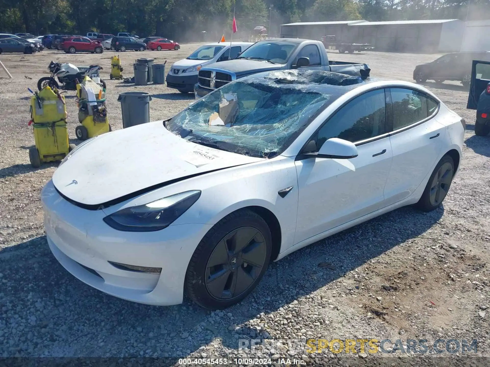 2 Photograph of a damaged car 5YJ3E1EA9PF547690 TESLA MODEL 3 2023