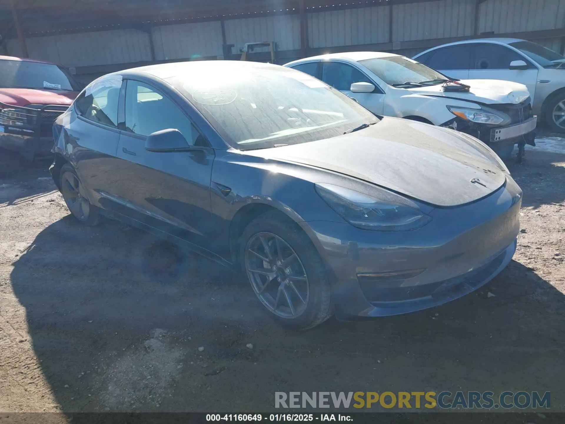 1 Photograph of a damaged car 5YJ3E1EA9PF548502 TESLA MODEL 3 2023