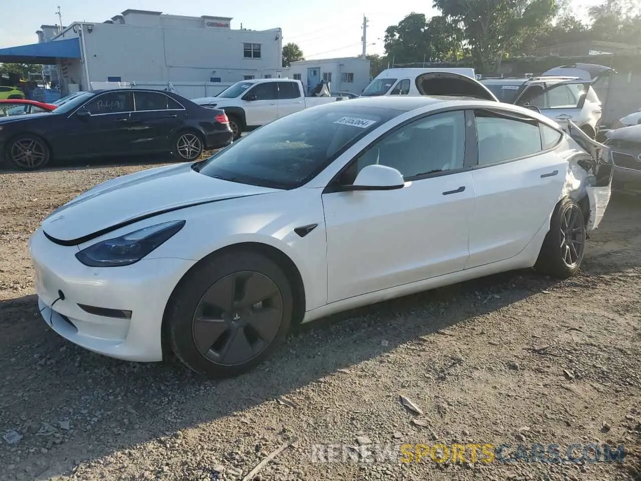 1 Photograph of a damaged car 5YJ3E1EA9PF550234 TESLA MODEL 3 2023