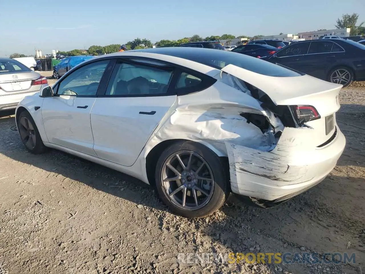 2 Photograph of a damaged car 5YJ3E1EA9PF550234 TESLA MODEL 3 2023