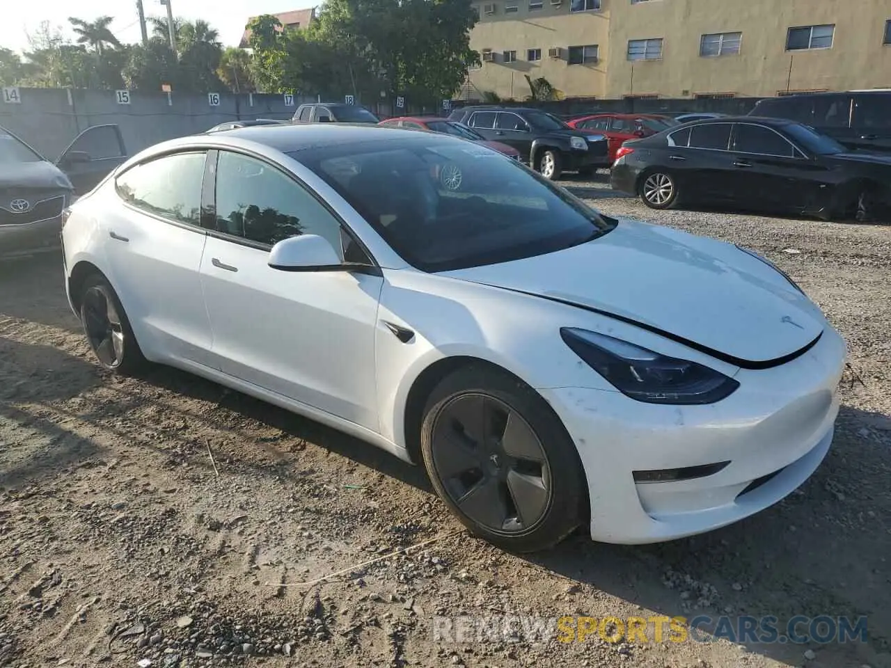4 Photograph of a damaged car 5YJ3E1EA9PF550234 TESLA MODEL 3 2023