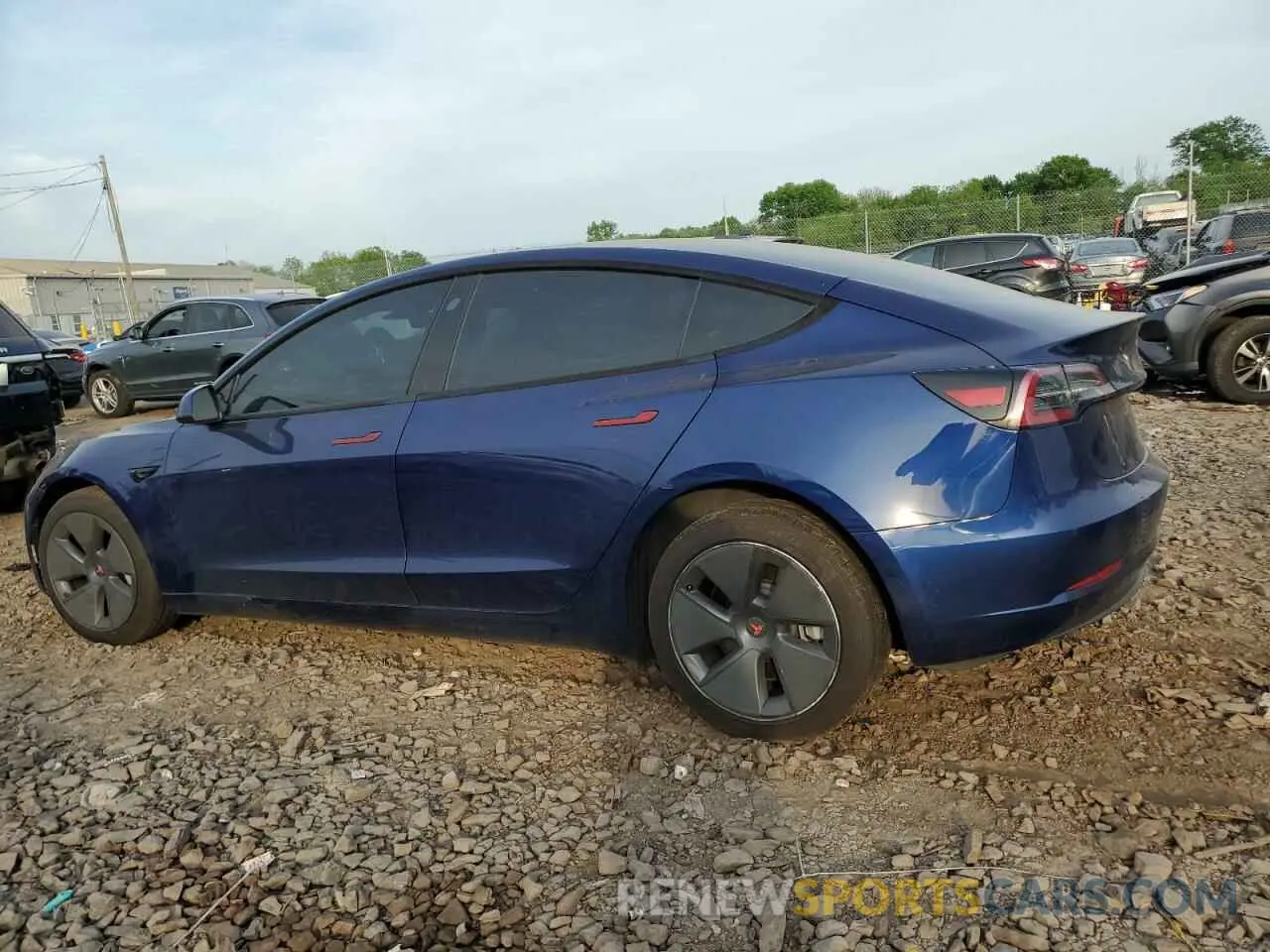 2 Photograph of a damaged car 5YJ3E1EA9PF554767 TESLA MODEL 3 2023