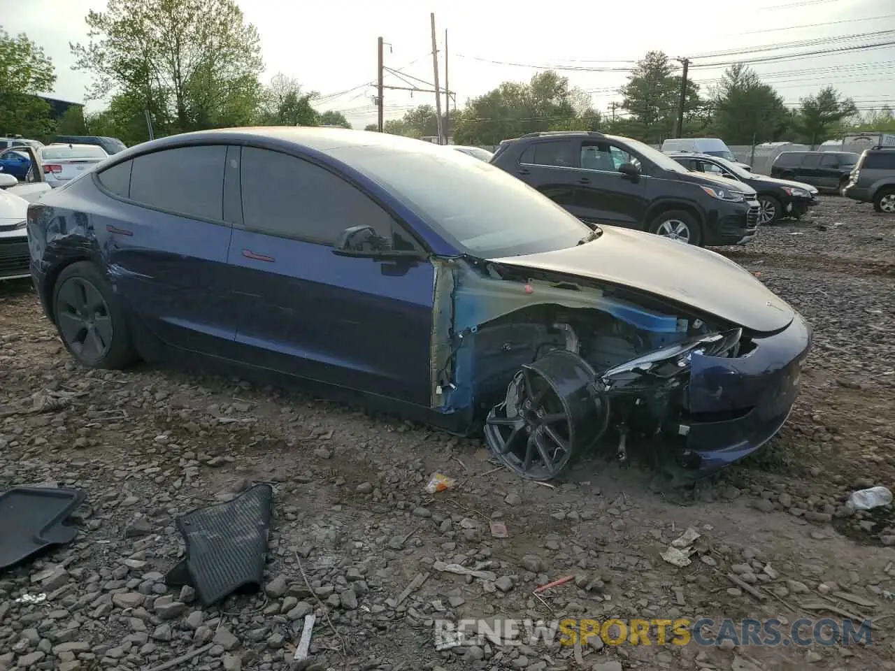4 Photograph of a damaged car 5YJ3E1EA9PF554767 TESLA MODEL 3 2023