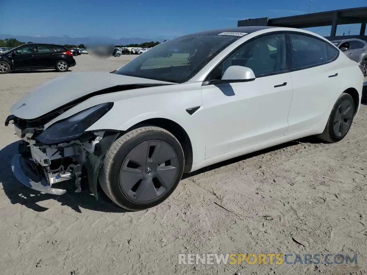 1 Photograph of a damaged car 5YJ3E1EA9PF555000 TESLA MODEL 3 2023