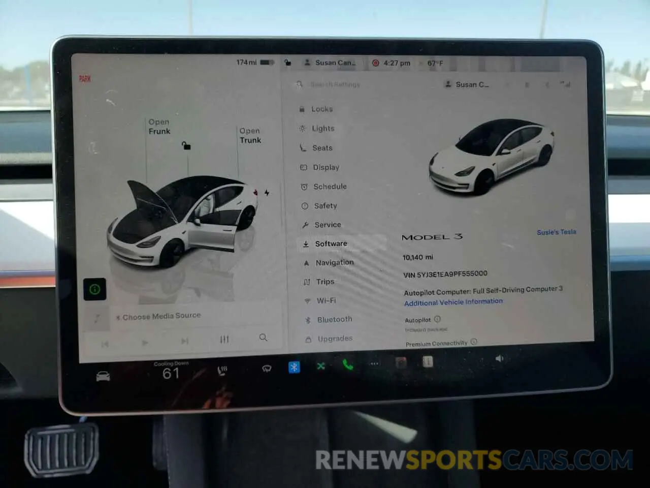 9 Photograph of a damaged car 5YJ3E1EA9PF555000 TESLA MODEL 3 2023
